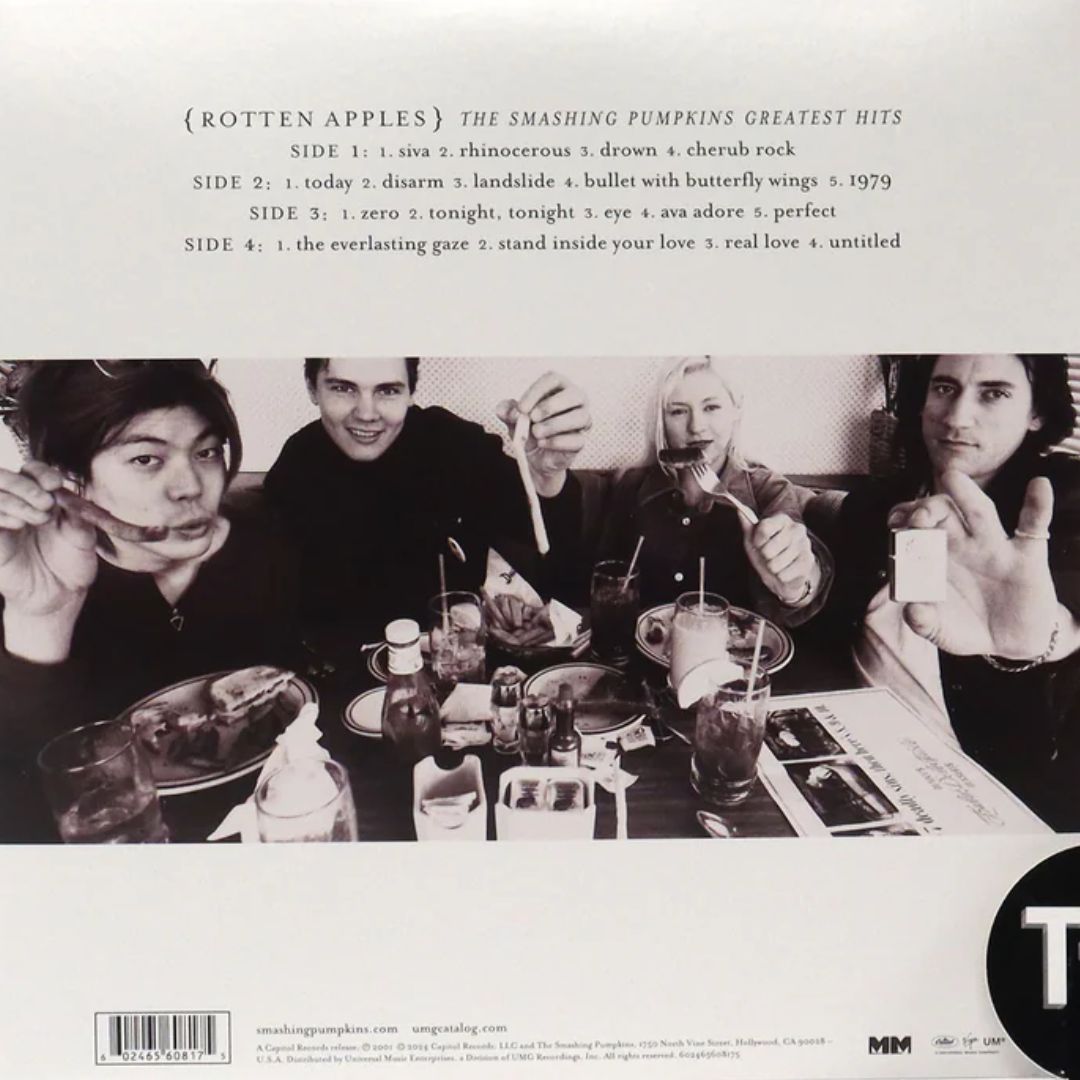 Smashing Pumpkins - Rotten Apples Greatest Hits (Limited Edition Clear with Black Splatter) - 2LP