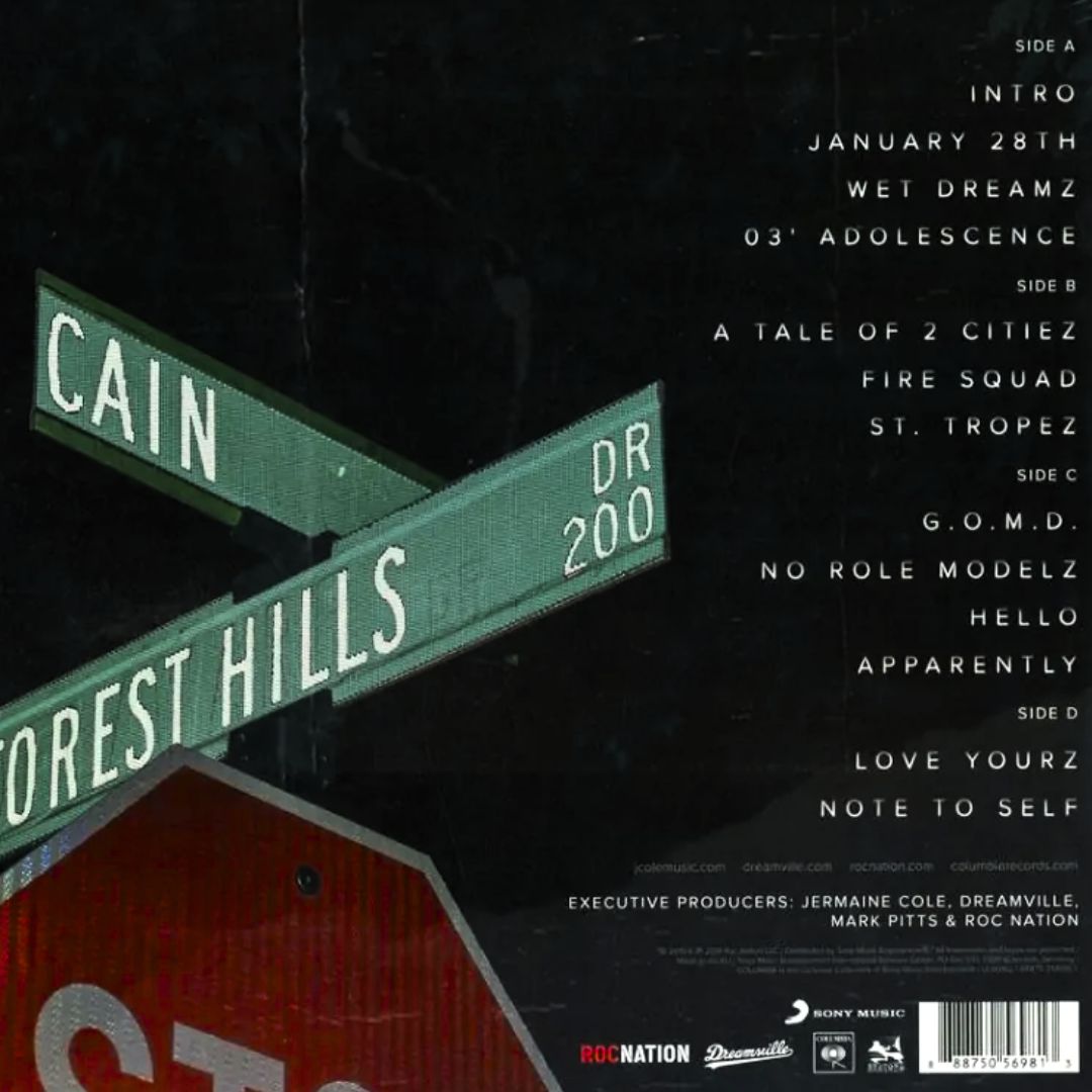 J Cole - 2014 Forest Hills Drive - 2LP