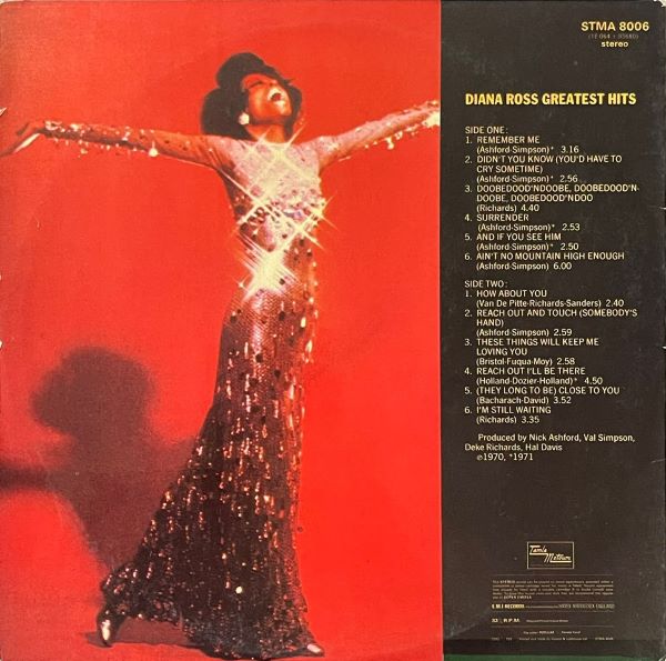 Diana Ross - Greatest Hits - LP - (Used Vinyl). Shop now online in uae