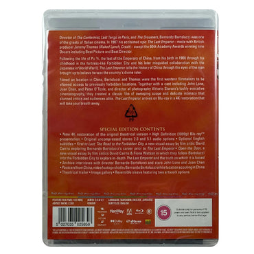 The Last Emperor - Blu-Ray