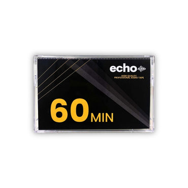 Echo Audio 60 Minute Blank Audio Cassette | Pack of 5 | High Quality Professional Tape Recorder Playback and Recording