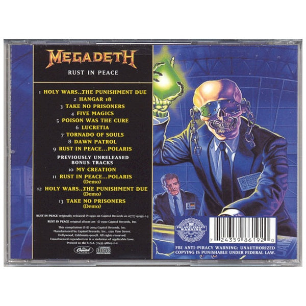 Megadeth - Rust In Peace - CD