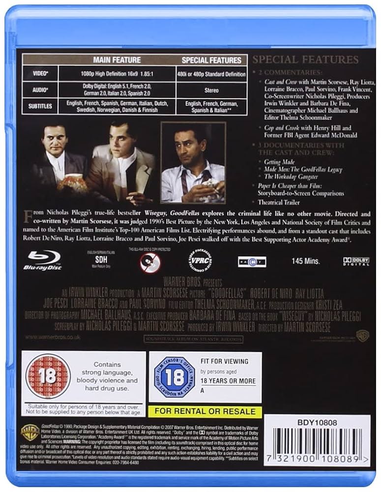 Goodfellas: Blu-Ray