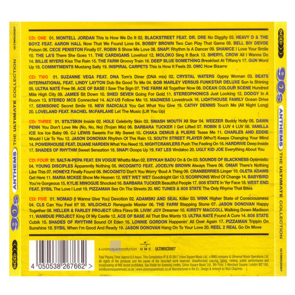 Various Artist - The Ultimate Collection 90s Anthems - 5CD