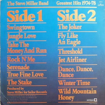 فرقة ستيف ميلر - أعظم الأغاني 1974-1978 - ألبوم (فينيل مستعمل)