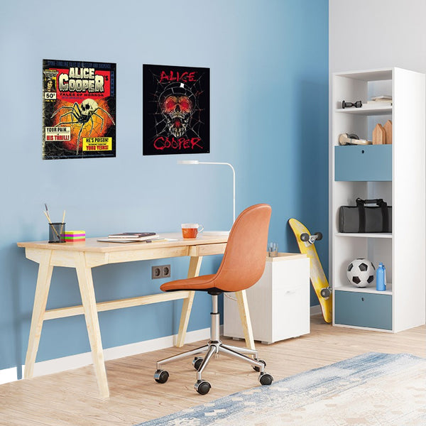 أليس كوبر - مجموعة ملصقات تشيبي 52x38 - حكايات الرعب/الجمجمة