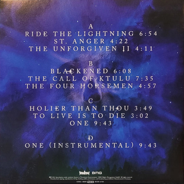 أبوكاليبتيكا: يعزف ميتاليكا - الجزء الثاني (إصدار محدود من الفينيل الأزرق الشفاف) - أسطوانتان