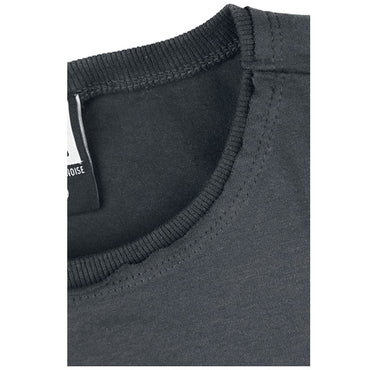 ROLLING STONES - Vintage Tongue Logo Charcoal T-shirt