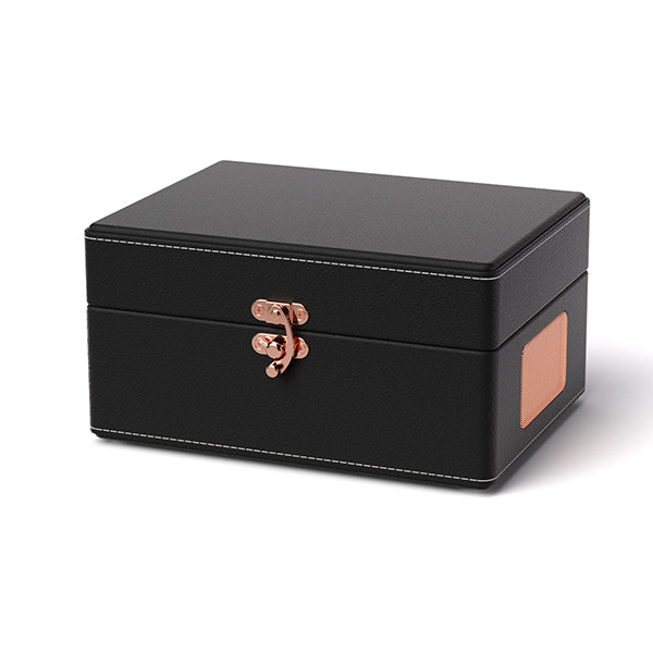 Echo Audio Bluetooth CD Player with built-in speaker (Retro CD Player) - Black