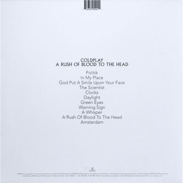 Coldplay - A Rush Of Blood To The Head (Limited Edition Clear Vinyl) - LP
