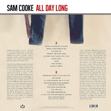 Sam Cooke - All Day Long (Limited Edition, Red Marbled Vinyl) - LP