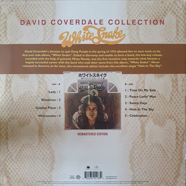 David Coverdale - White Snake (Limited Edition Clear Vinyl) - LP