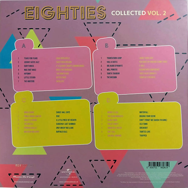 Various Artists - Eighties Collected Vol.2 (Pink Vinyl) - 2LP