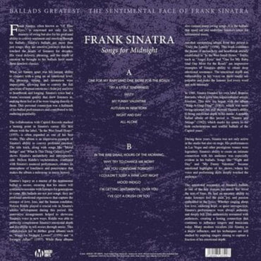 Frank Sinatra - Songs For Midnight (Limited Edition & Numbered, Gray & Light Blue vinyl) - LP