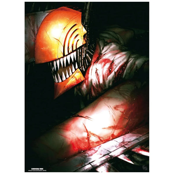 رجل المنشار - ملصق تشيبي 52x38 - رجل المنشار