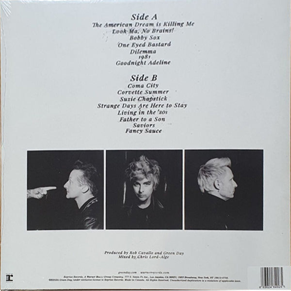 Green Day - Saviors (RSD Limited Edition Black/Pink Vinyl) - LP. Now available online in UAE