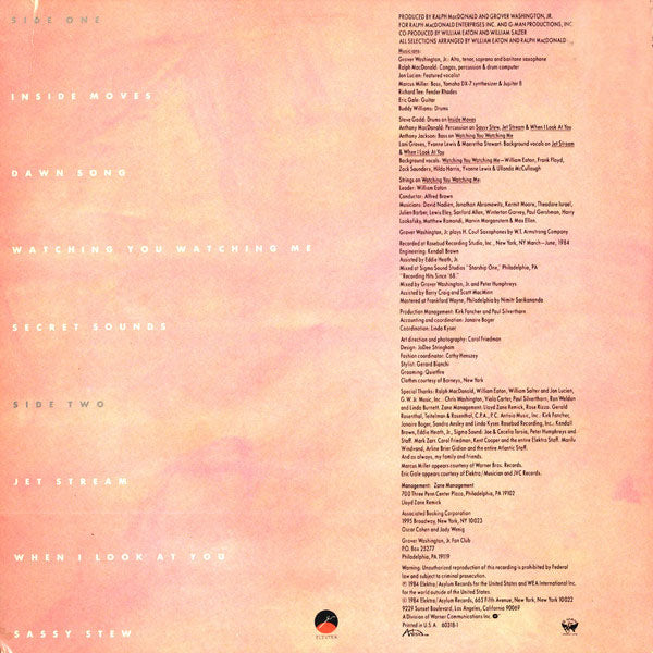 غروفر واشنطن الابن - تحركات داخلية - ألبوم (فينيل مستعمل)