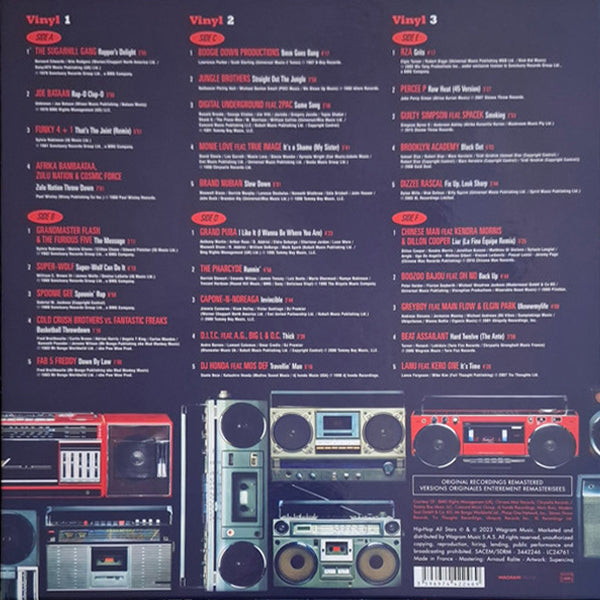 Various Artist - Hip-Hop All Stars: The Gems Of Hip-Hop Culture - 3LP