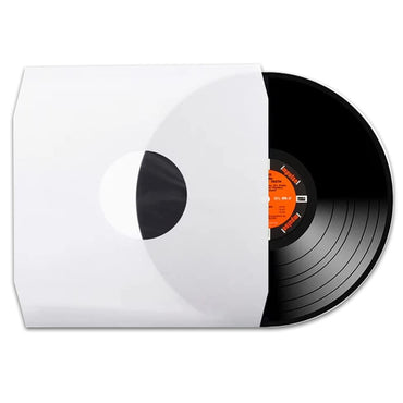 Echo Audio - 12" Vinyl Record Inner Sleeves Acid Free 16lb Paper - White Pack