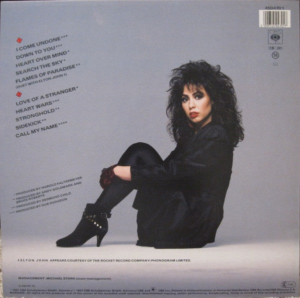 Jennifer Rush – Heart Over Mind - LP (Used Vinyl) (No Cover)
