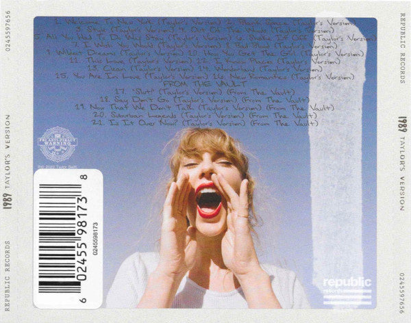 Taylor Swift - 1989 (Taylor's Version) (Crystal Skies Blue Edition) - CD