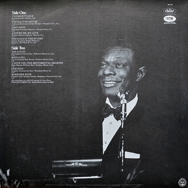Nat King Cole - Unforgettable - LP (Used Vinyl)