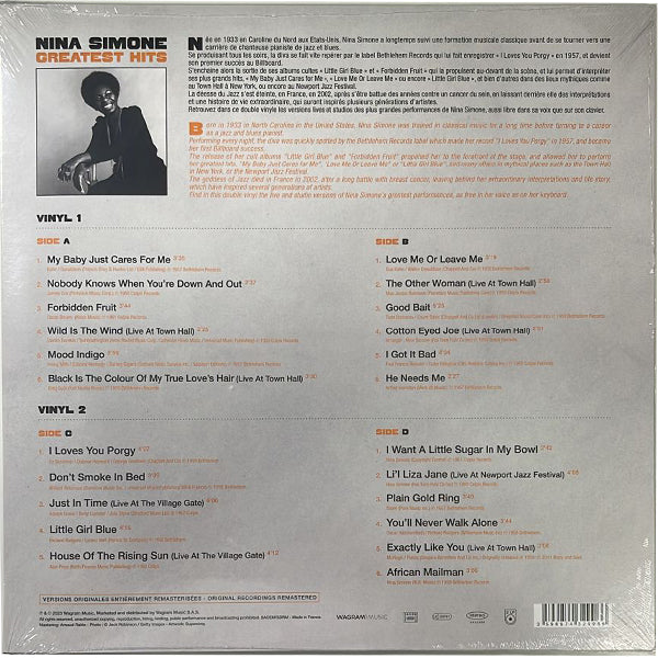 Nina Simone - Greatest Hits - 2LP