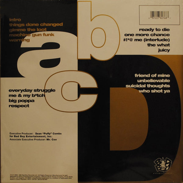 Notorious B.I.G - Ready To Die (Limited Edition Gold Vinyl) - 2LP