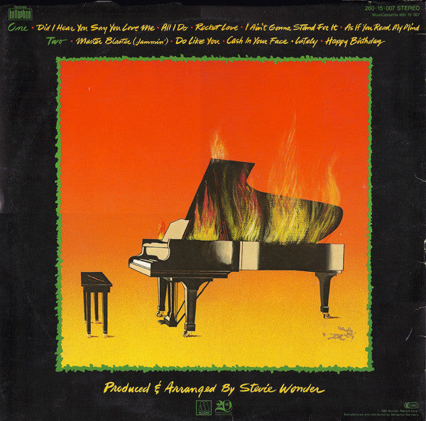 ستيفي وندر - ألبوم الموسيقى الأصلي الأول - أسطوانة فينيل مستعملة