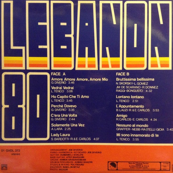 Joe Diverio - Lebanon 80 - LP (Used Vinyl)