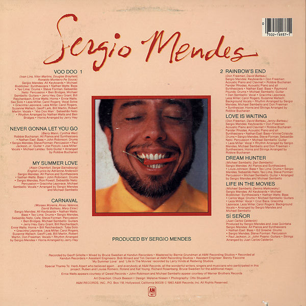 Sergio Mendes – Sergio Mendes (Indianapolis Pressing) - LP (Used Vinyl)