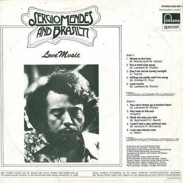 Sérgio Mendes & Brasil '77 - Love Music - LP (Used Vinyl)