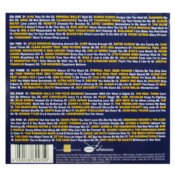 Various Artist - Ultimate Singalong Anthems: Car-A-Oke - 5CD