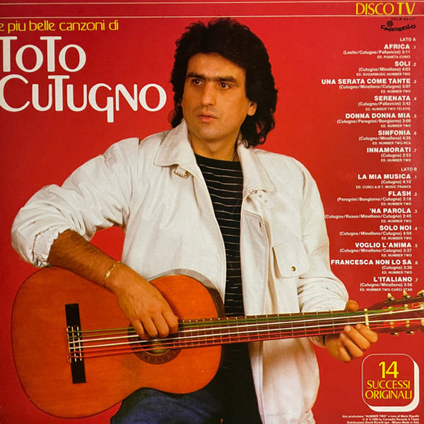 Toto Cutugno - Le Più Belle Canzoni Di Toto Cutugno - LP (Used Vinyl)