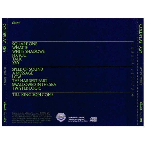 Coldplay - X & Y - CD