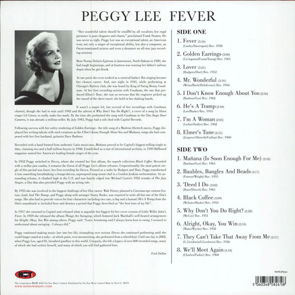 Peggy Lee - Fever - LP