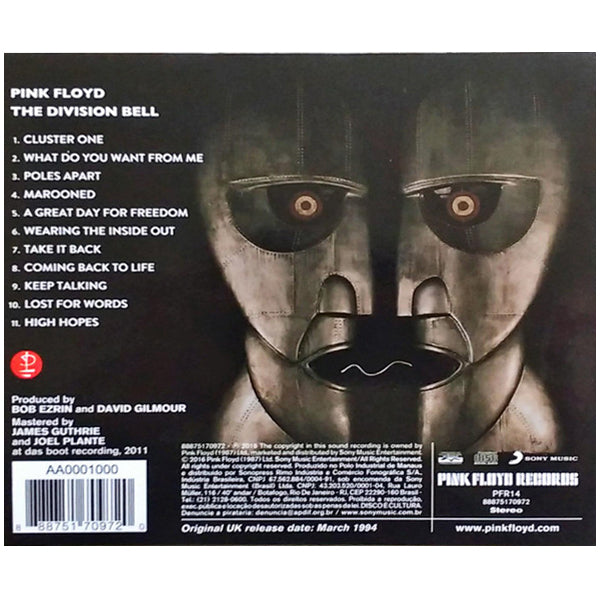 Pink Floyd - The Division Bell - CD