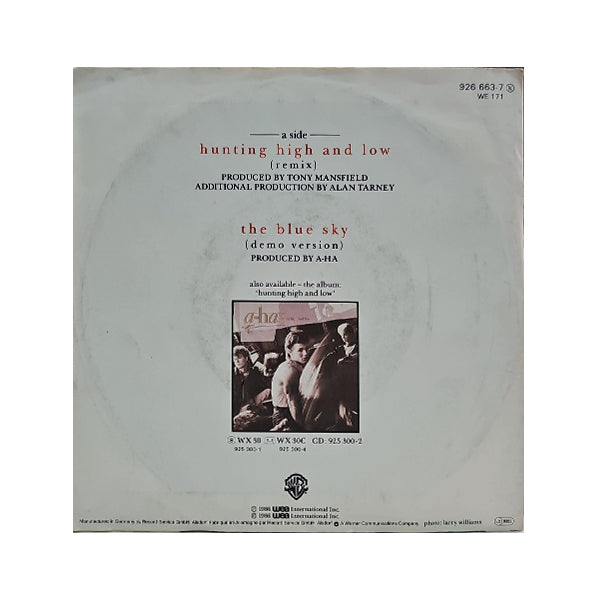 a-ha – Hunting High And Low (Remix) - 7" (Used Vinyl)
