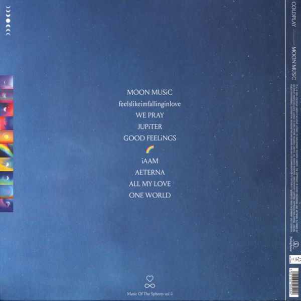 Coldplay - Moon Music (Limited Edition Clear Vinyl) - LP
