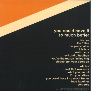 Franz Ferdinand - You Could Have It So Much Better (Limited Edition Orange Vinyl) - LP