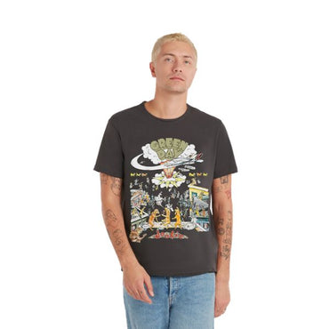 Greenday - Dookie Amplified Vintage Charcoal T Shirt