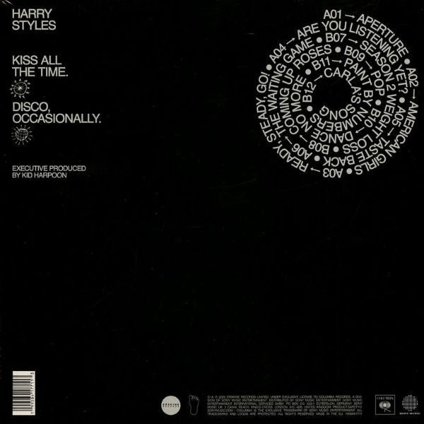 Harry Styles - Kiss All The Time. Disco, Occasionally (Limited Edition with Random 1 Of 3 Poster) - LP
