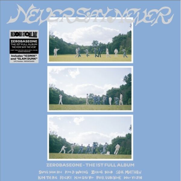 Zerobaseone - Never Say Never (Blue Vinyl) (RSD 2026) - LP