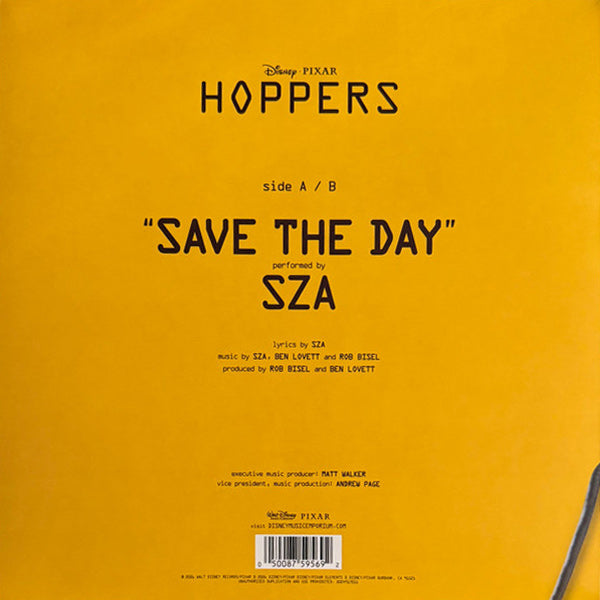 SZA - Save The Day (From Hoppers) (Die-Cut Limited Edition Vinyl - Single) - 10"