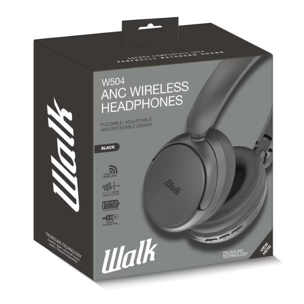 Walk Audio ANC headphones (Black)