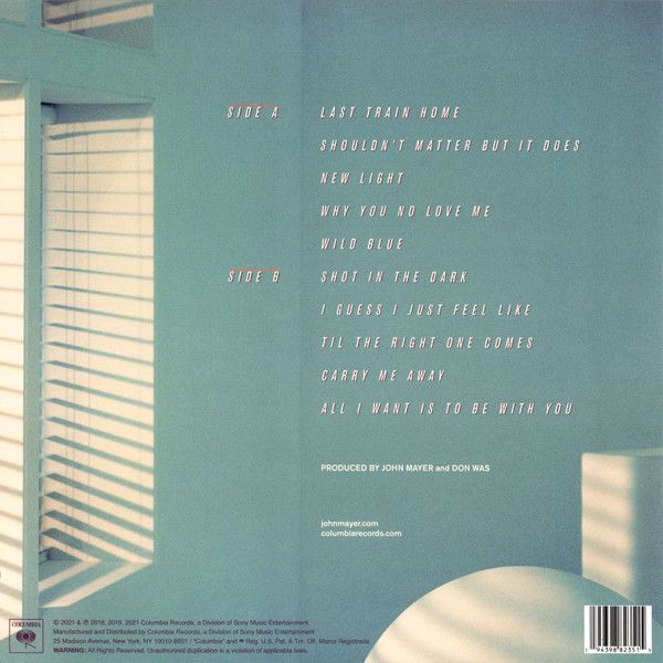 John Mayer - Sob Rock - LP