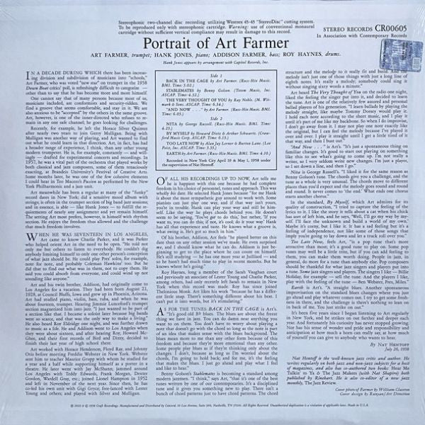 Art Farmer - Portrait Of Art Farmer - LP