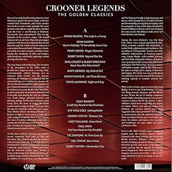 Crooner Legends - The Golden Classics (Limited Edition Colored Vinyl) - LP