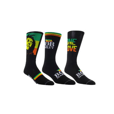 Bob Marley - Bob Marley Socks 3 Pack In Guitar Tin (One Size)