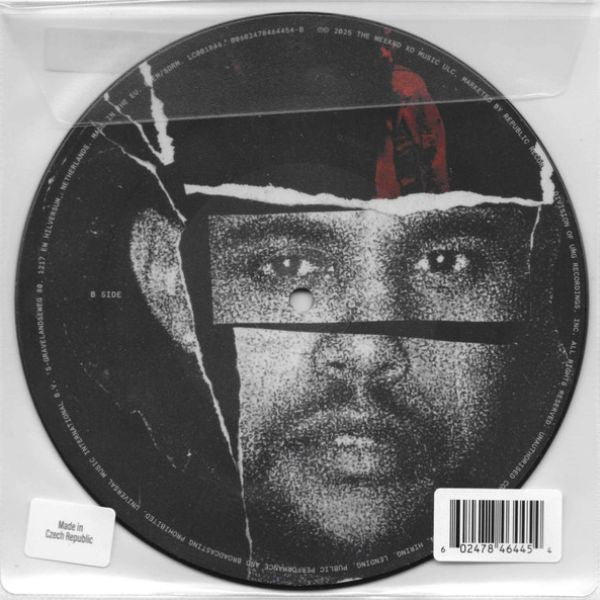 Weeknd - Can't Feel My Face / Earned It (Limited Edition Picture Disc) - 7"